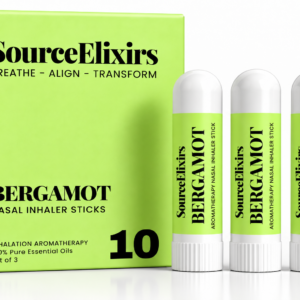 bergamot aromatherapy inhaler set