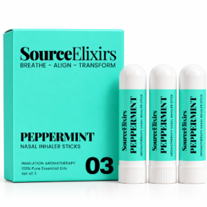 sourceelixirs peppermint inhaler set